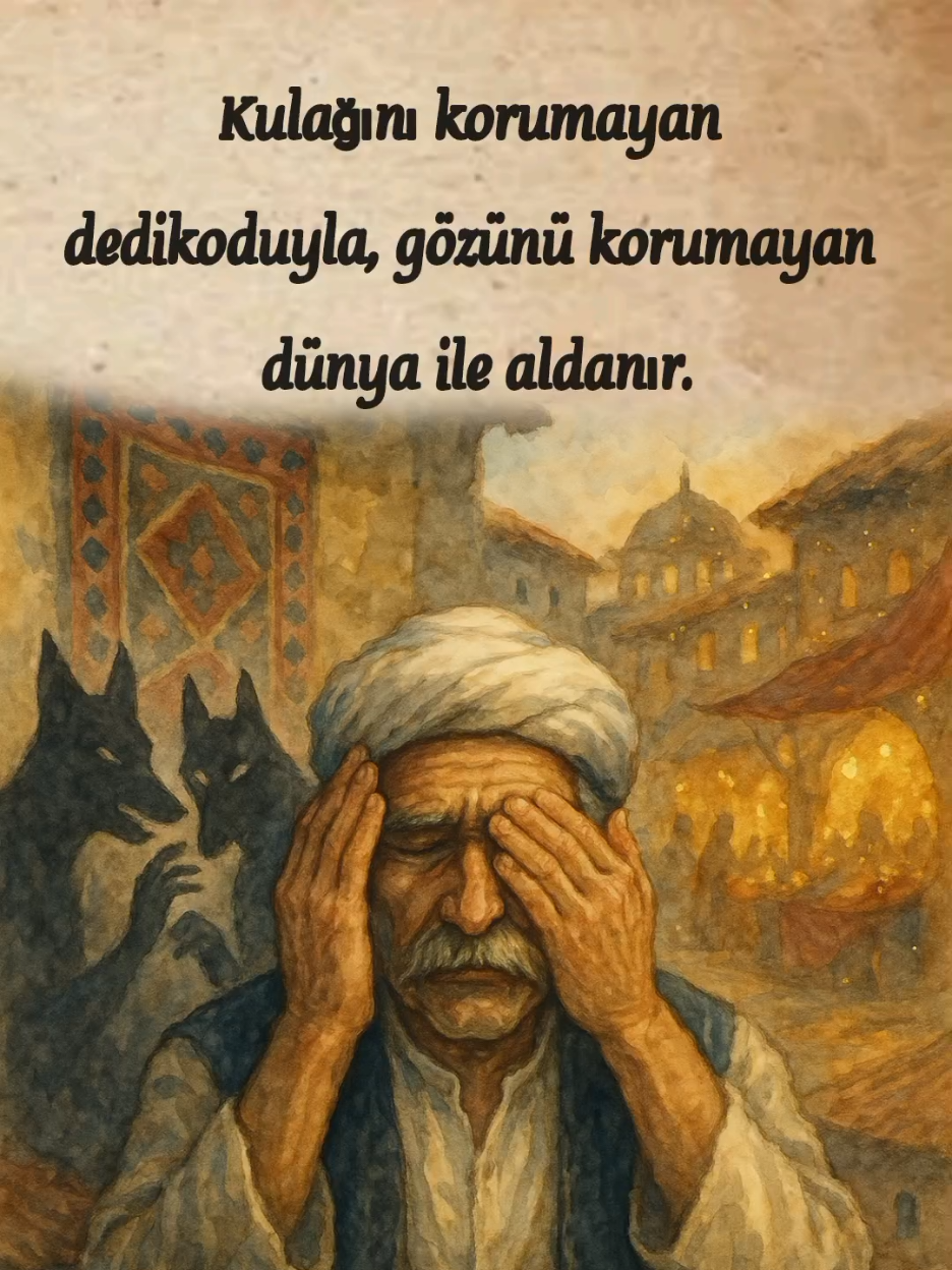 #kulak #paslıcümleler #göz #dünya #aldanmak 