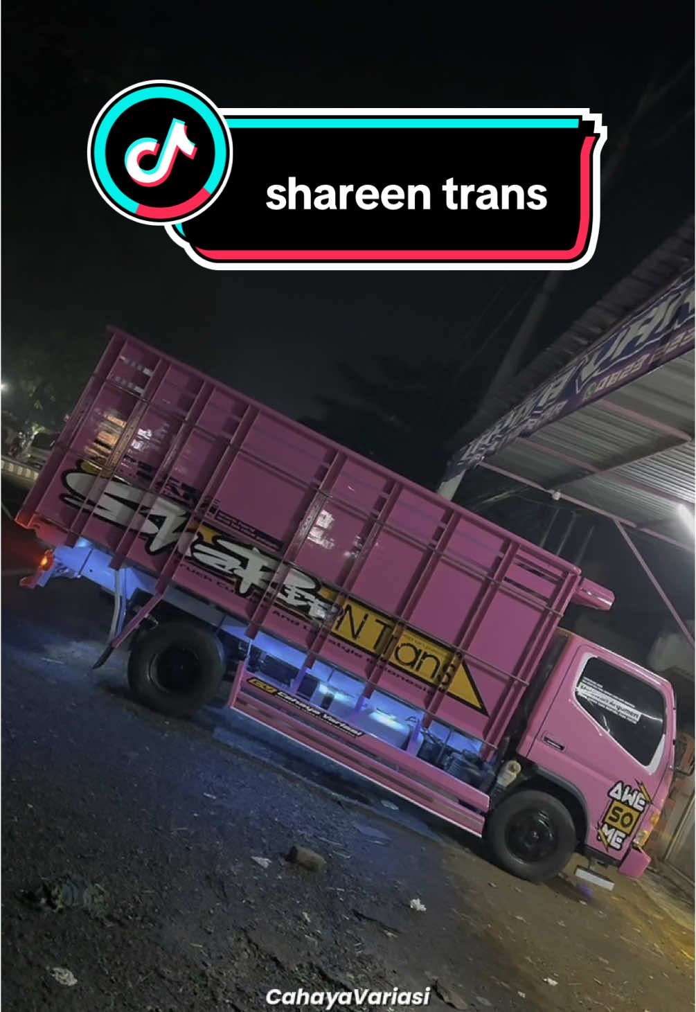 SHAREEN TRANS herex style dengan warna gemashnyaa😍  info pemesanan bak-variasi WA +62 823-2230-4181 #cahayavariasi #cahayavariasisubah #karoseribaktruk #variasitruck #loadbak #baktruk #modifikasitrukindonesia #truckmodifikasiofficial #shareentrans 