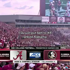 31-17 belt to bama 🤯 #fsufootball #floridastatefootball #cfb #CollegeFootball #fsu 