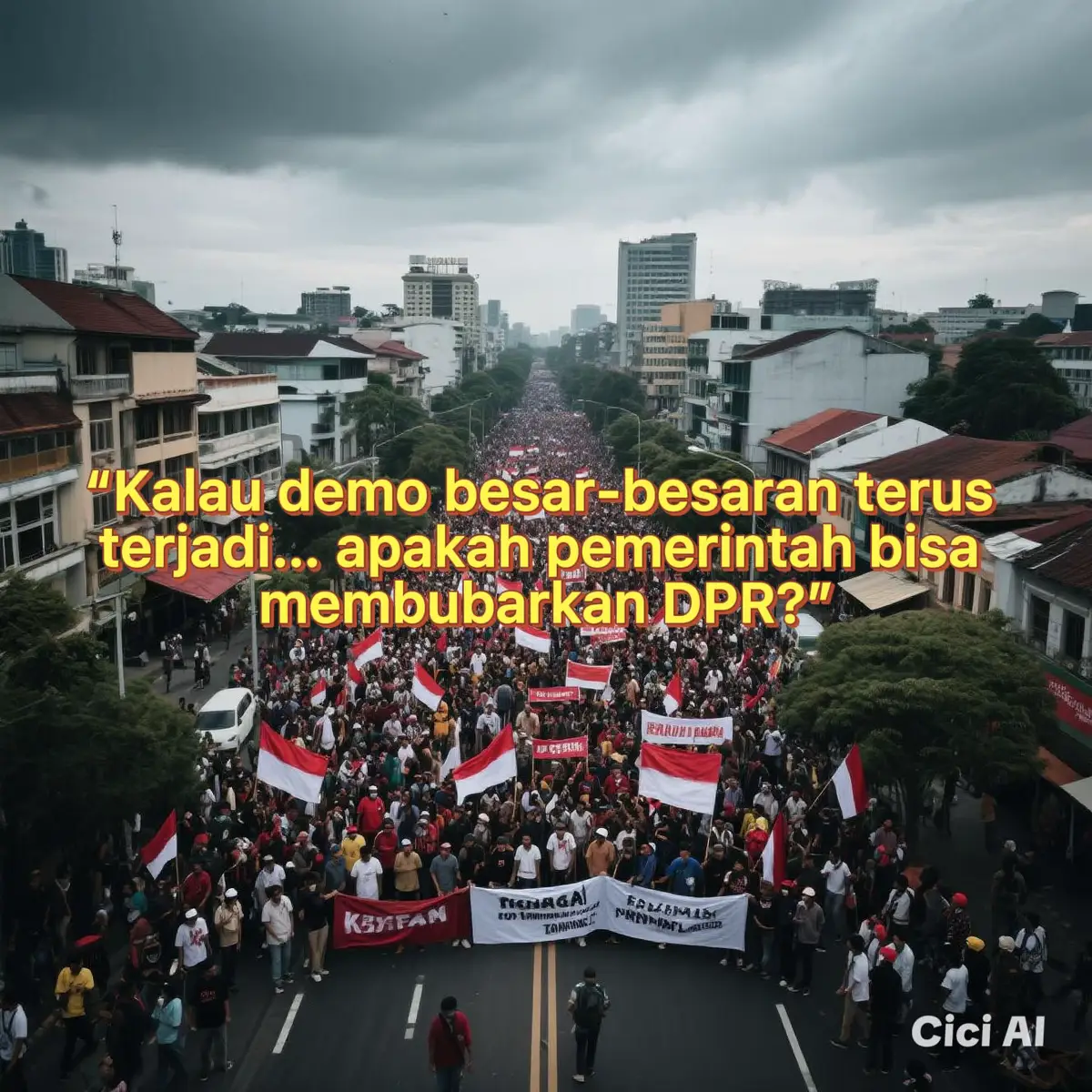 “Rakyat bersuara karena ingin perubahan, bukan kekacauan. Kalau DPR nggak berpihak pada rakyat, apa yang harus kita lakukan? 🤔 #dpr #indonesia #demo #damai #rakyat 