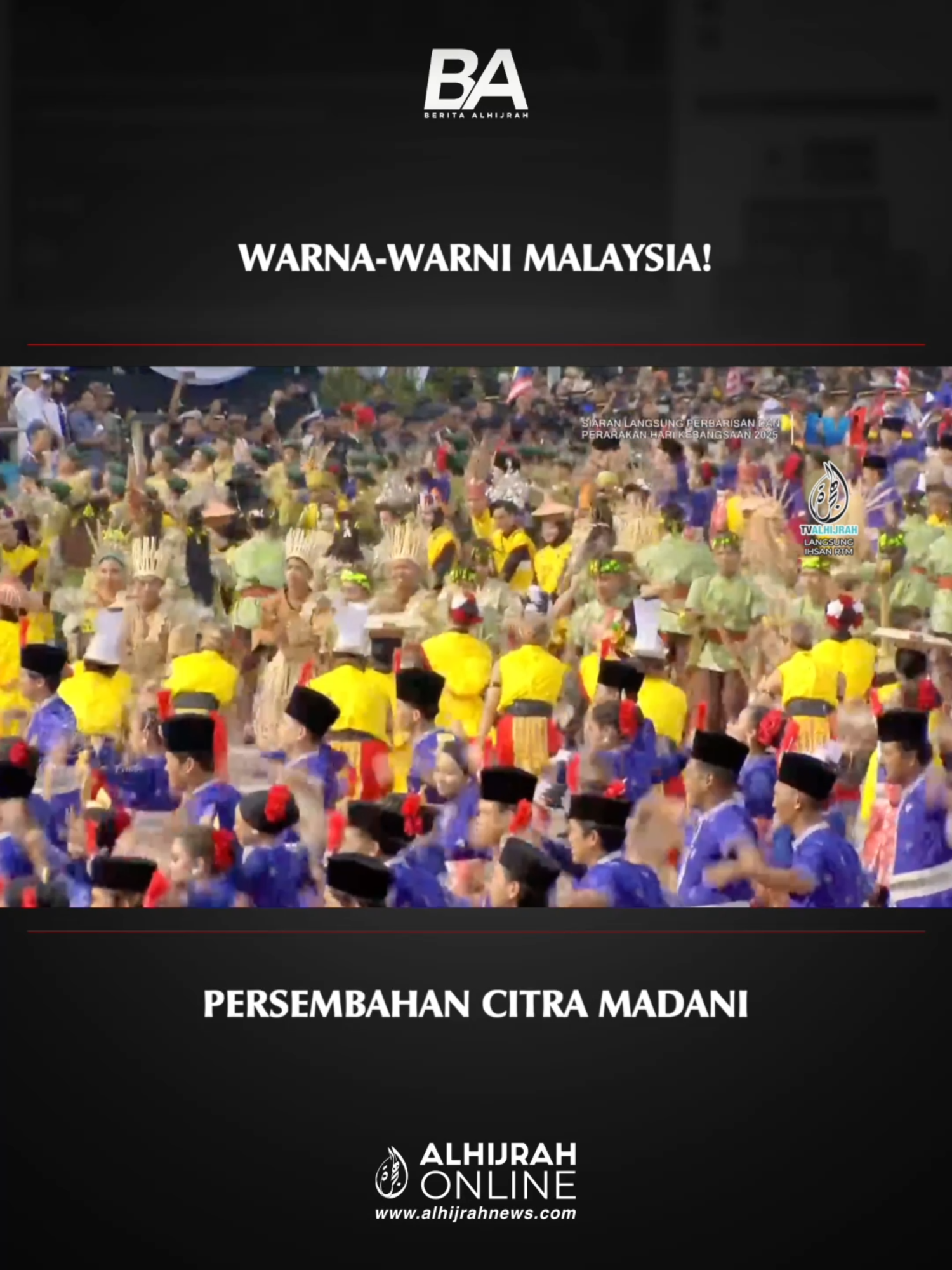 Warna-warni Malaysia! Kaya dengan kepelbagaian kaum dan adat, namun tidak dijadikan sebagai penghalang untuk terus mengukuhkan perpaduan sebagai negara yang merdeka!