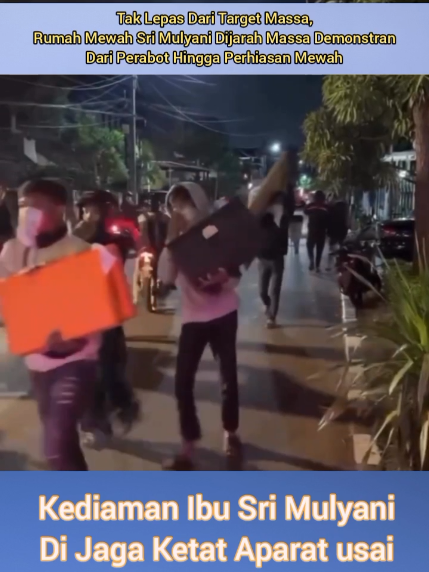 Kondisi Terkini Rumah Ibu Sri Mulyani 😱  #demo #dprri #srymulyani 