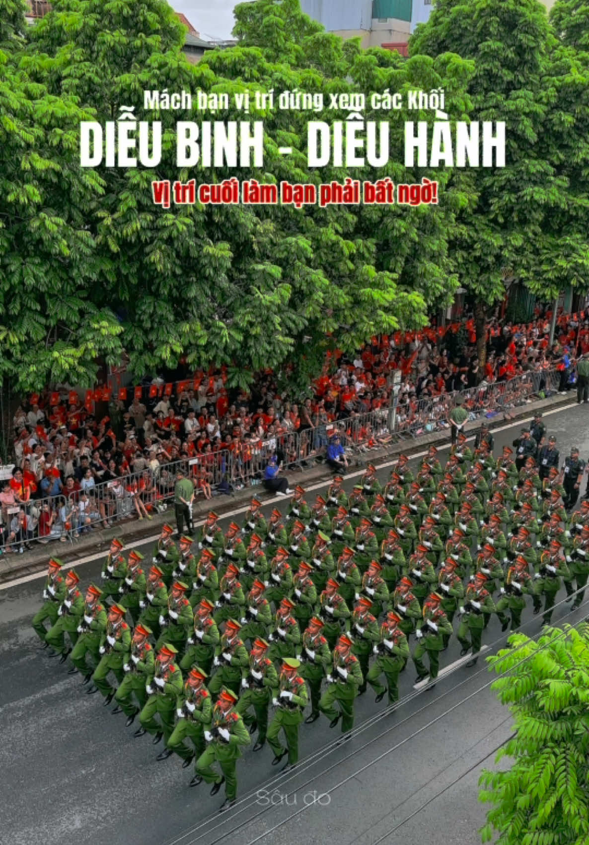 🇻🇳 Chỉ còn hơn 1 ngày nữa thôi, buổi Diễu binh - Diễu hành A80 chào mừng Quốc khánh Việt Nam 2/9 sẽ chính thức diễn ra. Đây là những địa điểm các bạn có thể tham khảo để theo dõi các khối diễu hành.