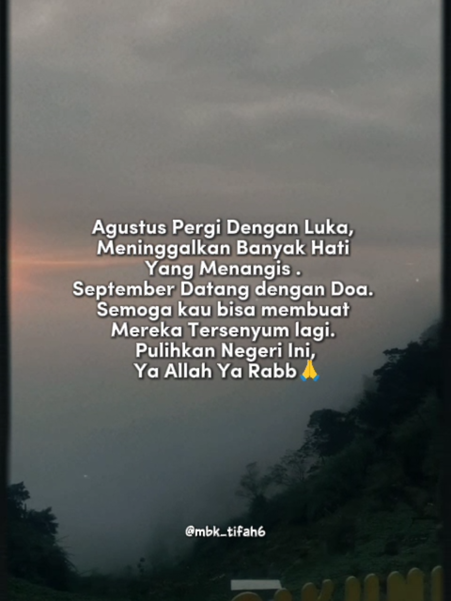 Sambut September #CapCut  #damailahindonesiaku  #tentramlahnegriku  #baldatunthoyyibatunwarobbunghofur 
