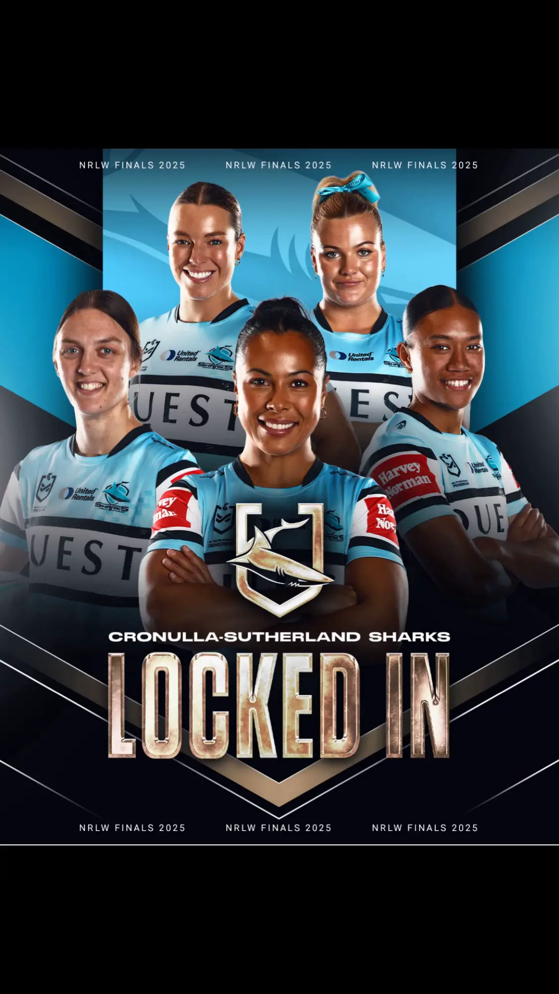 Cronulla sharks are locked in finals 🦈💯