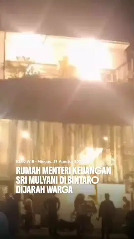 RUMAH MENTRI KEUANGAN RI SRI MULYANI DIJARAH MASSA #viral #video #viralvideo #tiktok #viralll