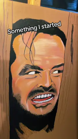 My artwork 🥰#artwork #theshining #jacknicholson #tiktok #art 