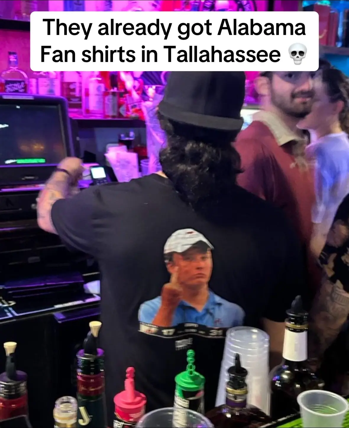 TALLAHASSEE ALREADY HAS THE SHIRTS MADE AFTER THEIR WIN OVER ALABAMA 💀 @barstoolfsu 