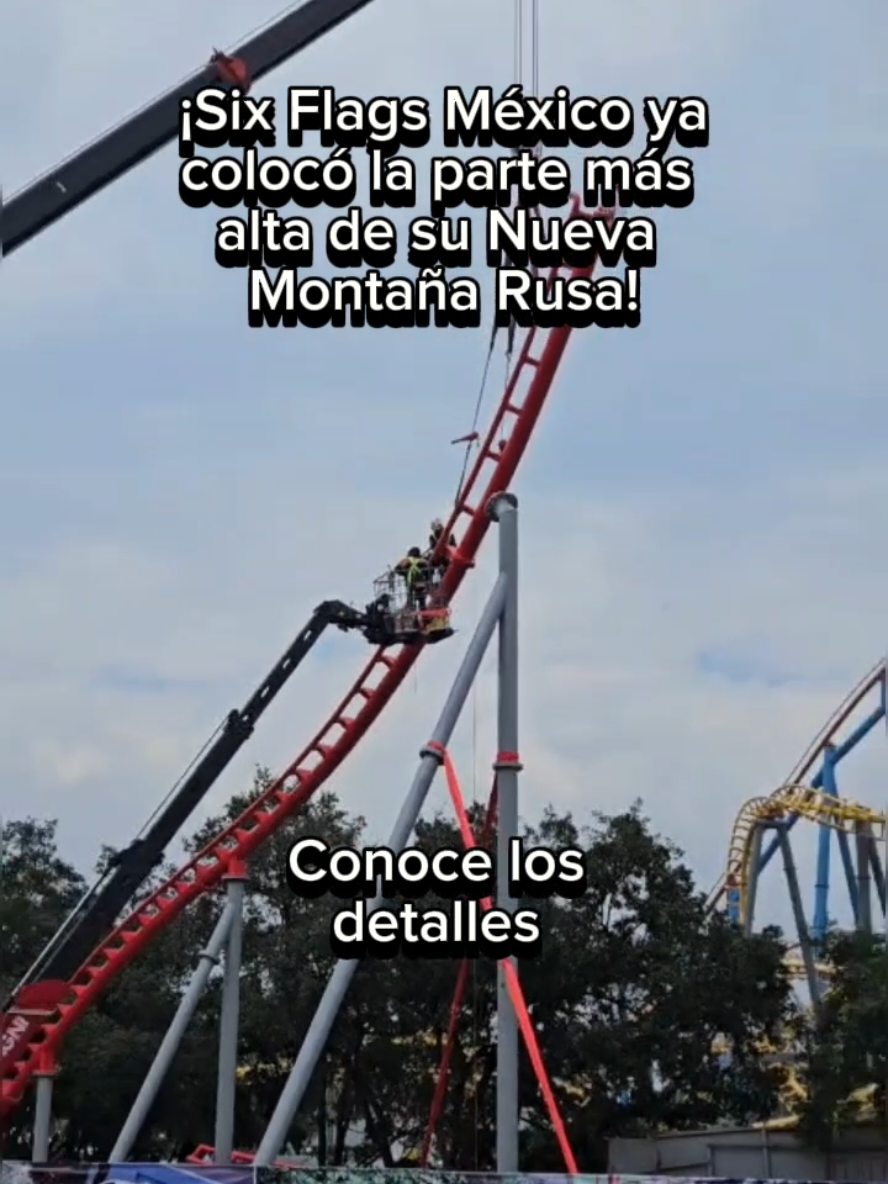 ¡Six Flags México ya colocó la parte más alta de su Nueva Montaña Rusa! El 30 de agosto Six Flags México instalo la pieza más alta de su nueva montaña rusa para el 2026 Speedway Stunt Coaster, el cual se trata de un Family Boomerang de Vekoma. ¿Estas emocionado por la nueva montaña rusa familiar de Six Flags México? Agradecemos a nuestros amigos @MR. COASTER FAN✓ y @DannCoaster por las fotografías compartidas. #rollercoaster  #sixflagsmexico #SixFlags #parquetemático #montañarusa 