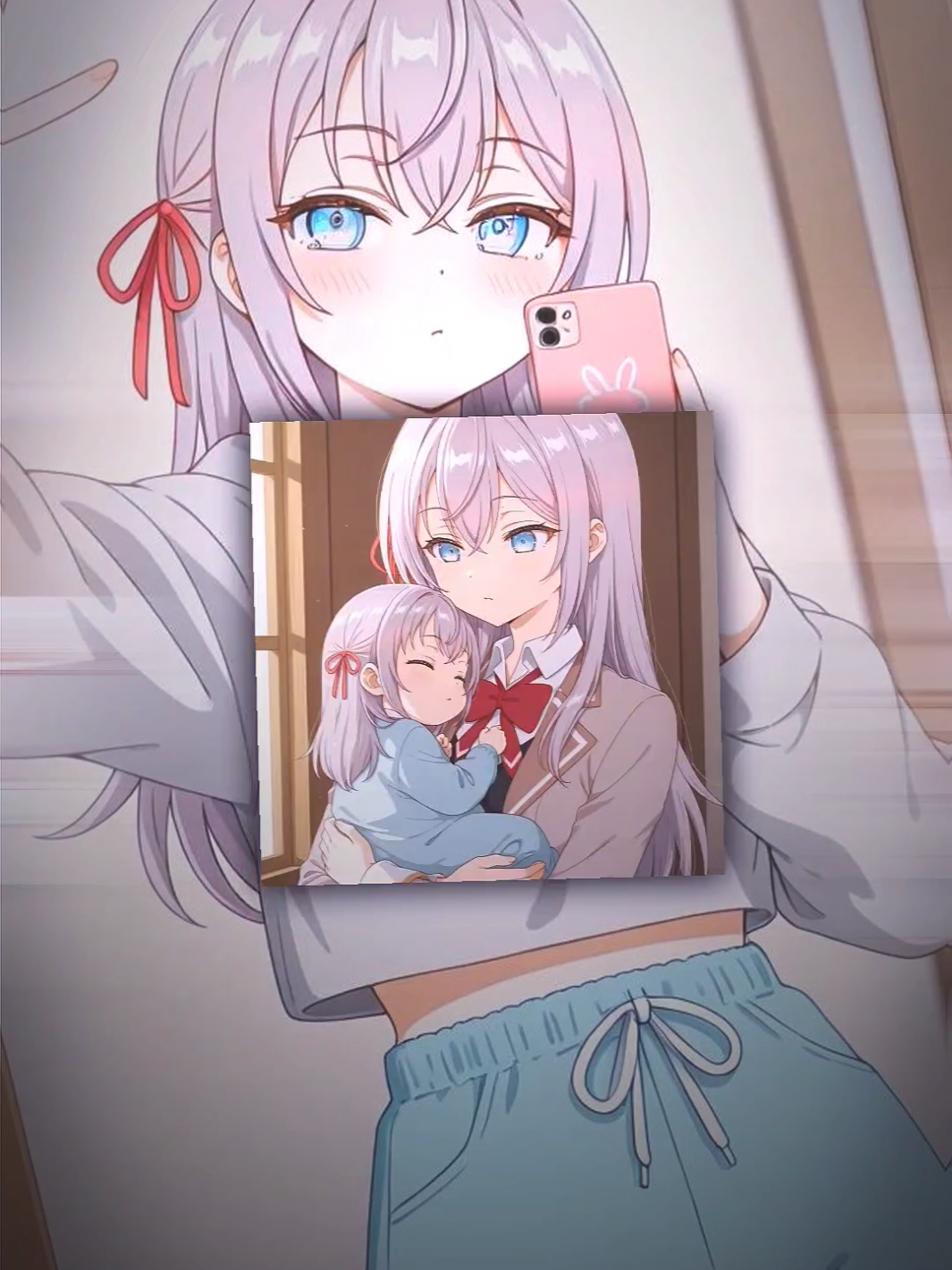 Alya sudah punya anak nih☕🗿🎶 #alisamikhailovnakujou #alya #alyasometimeshidesherfeelingsinrussian #tokidokibosottorussiagodedererutonarinoaalyasan #roshidere
