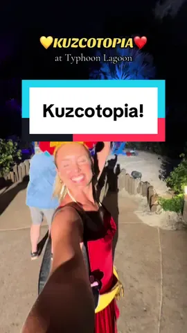 BOOM BABY ✨❤️ dream come true evening at KUZCOTOPIA! Beware the groove 😘 #wdw #kuzcotopia #typhoonlagoon #foryou #disneyfyp @Disney D23 