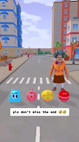 i jump on colour ball to dinosaur_ monster Pac Man_ zombie_ Siren head -  _scaryteacher3d _shorts#tungtungsahur #hulkvsspidayvshulkwomen #scaryteacher3d 