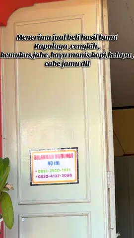 Call me#palawija#rempahrempah #hasilbumi