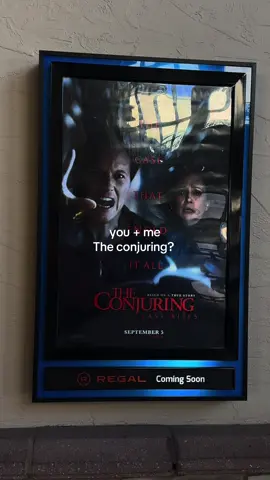 I can’t wait 🖤🎞️ @Warner Bros. #theconjuring #horror #movietheather #cinema #date 
