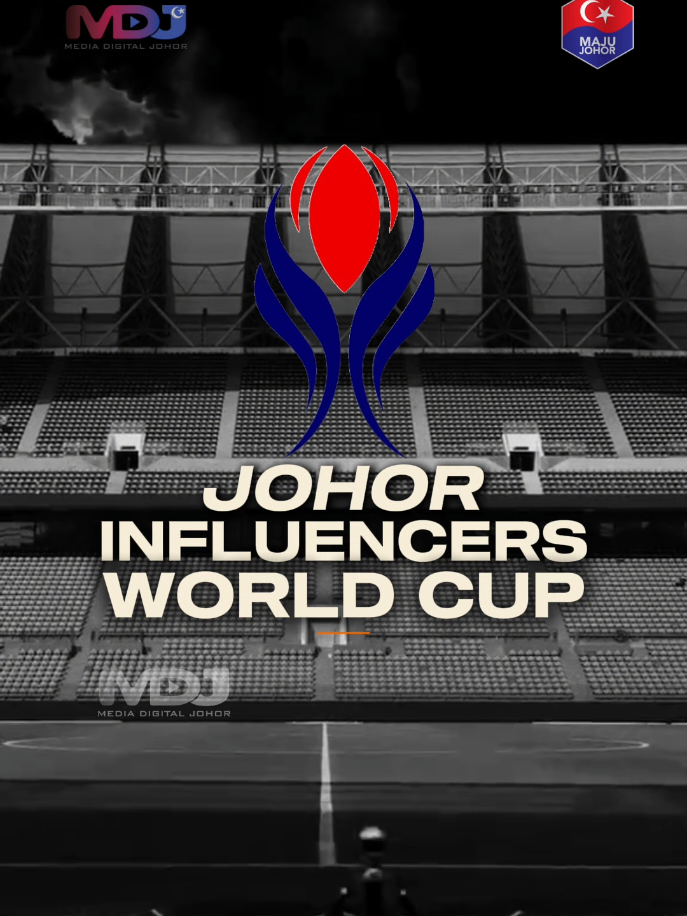 📹 JOHOR TUAN RUMAH INFLUENCERS WORLD CUP 2025 Johor mencipta sejarah apabila menjadi tuan rumah Influencers World Cup (IWC) 2025 menghimpunkan 'content creator' dan 'influencer' media sosial dunia melalui kejohanan bola sepak antarabangsa yang pertama seumpamanya pada 3 hingga 7 September 2025. IWC 2025 boleh disaksikan melalui penstriman secara eksklusif di kick.com untuk perlawanan pusingan peringkat kumpulan, manakala pusingan peringkat akhir yang berlangsung di Stadium Sultan Ibrahim, Iskandar Puteri pada 7 September adalah dibuka kepada orang ramai. #InfluencersWorldCup2025  #JohorSafeZone  #JohorHomeOfChampions  #VideoMDJ  #fyp 