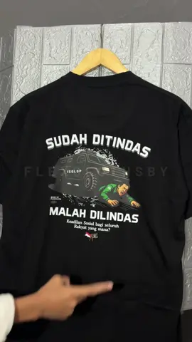 MAKIN HARI SUARA RAKYAT MAKIN DIBUNGKAM. Yok kita semua bersuara lewat baju ini 🔥 #ojolviral #demodpr #sudahditindasmalahdilindas #kaosviral 