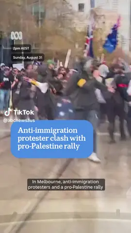 #Abcnews #Melbourneprotest #antiimmigrationprotest 