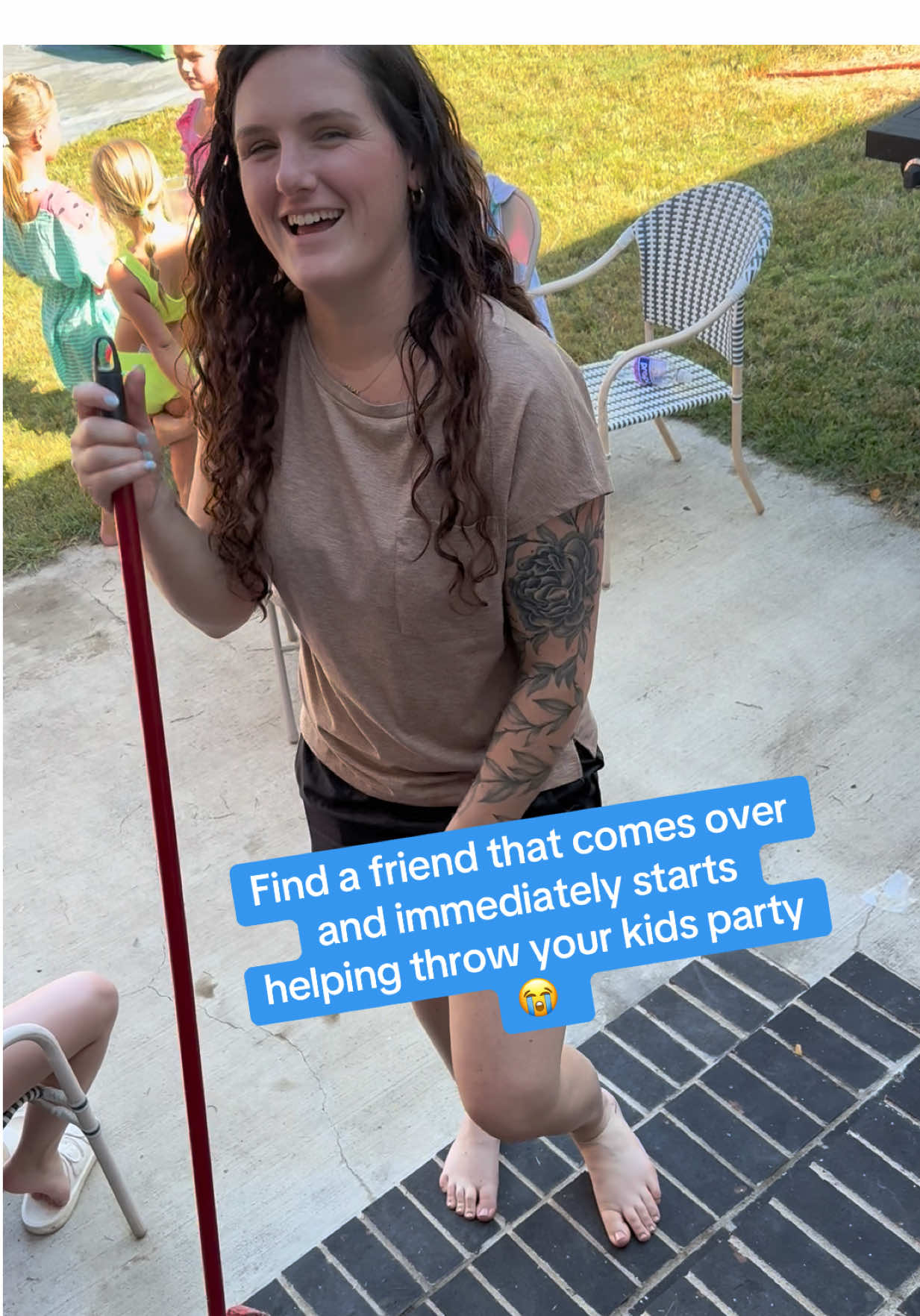As I’m slowly losing my mind before guests arrive 🤪 My hero @CLAUDIA | REALTOR 