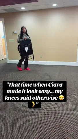 When #ciara had us thinking we were in #gymnastics 😬😩😂 