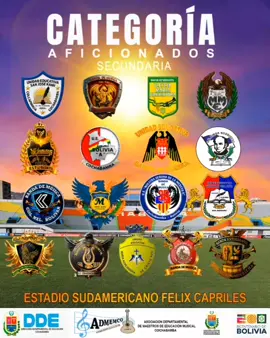 CONFIRMADOS!!! CATEGORÍA AFICIONADOS VI CONCURSO DEPARTAMENTAL Y NACIONAL DE BANDAS ESTUDIANTILES COCHABAMBA 2025 #CapCut #bolivia🇧🇴 #orurobolivia❤️💛💚 #cochabamba🇧🇴 #lapaz_bolivia🇧🇴 