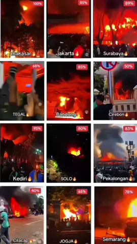 Demo di berbagai kota kota besar di Indonesia  #demo #dpr #bandung #makasar #jakarta 
