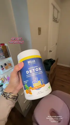Mezcla con sabor a piña ideal para acompañar tu rutina de limpieza intestinal de forma natural. #DetoxNatural #BellaAllNatural #TikTokShop #PineappleDetox #LimpiezaNatural Este contenido es únicamente informativo y no sustituye el consejo médico profesional. Los resultados pueden variar según cada persona. No se hacen afirmaciones sobre beneficios garantizados. Consulta siempre con un profesional de la salud antes de usar cualquier producto.”