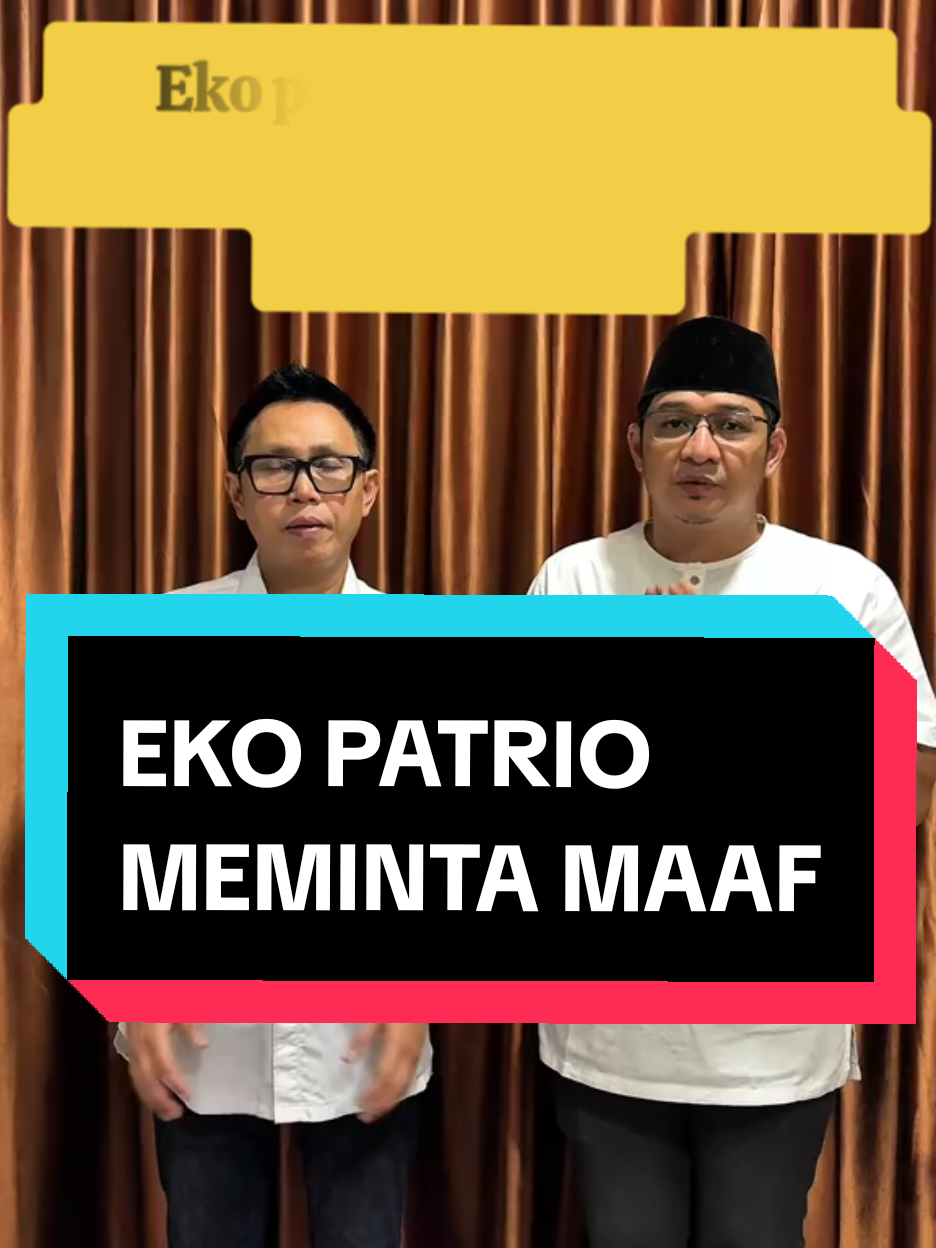 Eko patrio meminta maaf kepada seluruh rakyat indonesia #demo #indonesia🇮🇩 #trending #viral #fyp 