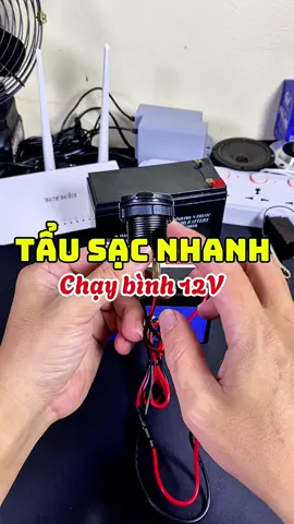 Tẩu sạc nhanh dùng cho ô tô xe máy, sử dụng khi đi ngoài đường hay khi mất điện thì quá hợp lý#sacnhanh #tausacnhanh #tausacxemay 