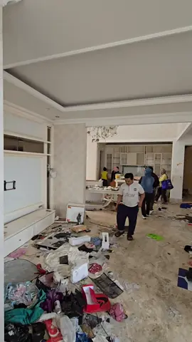 keadaan rumah uya kuya setelah menjadi amukan masa #demo #massa 