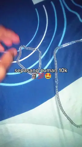 🗿 #kalungtitanium #viral #murahbanget💸💵 #antikarat #2pasang7k 