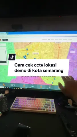 Cara cek cctv lokasi demo di kota semarang sebelum keluar #cctv #cctvsemarang #demosemarang #demodpr #fyp 