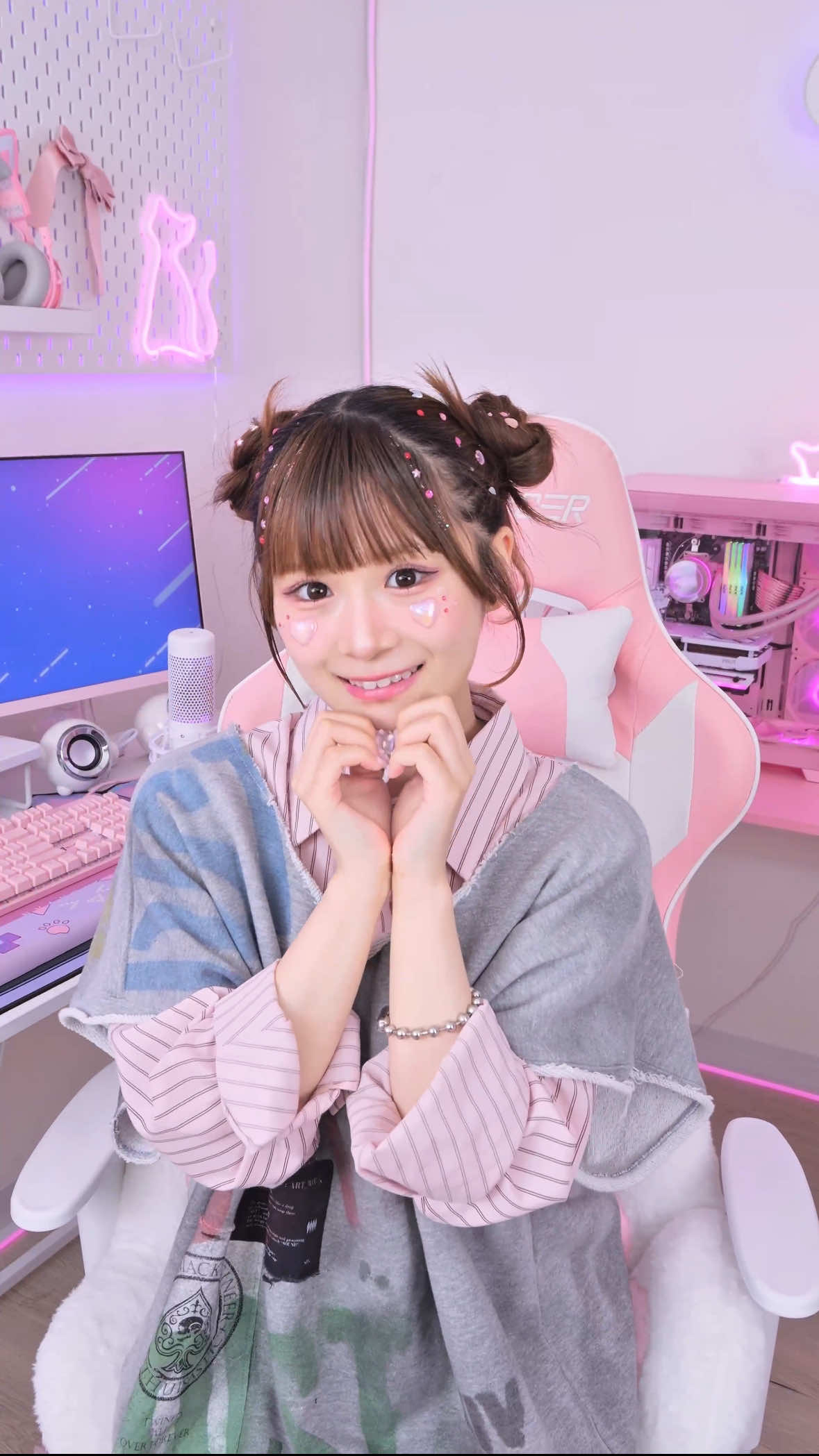 ねぇ…好きになって👶🏻🎀💕 #ヒロイン攻略中 #PixelRibbon #ぴくりぼ #ゆぴえな #鹿野ななみ  🩷@鹿野ななみ(Pixel Ribbon) 