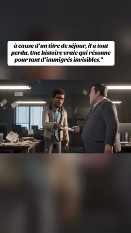 à cause d’un titre de séjour, il a tout perdu. Une histoire vraie qui résonne pour tant d’immigrés invisibles.