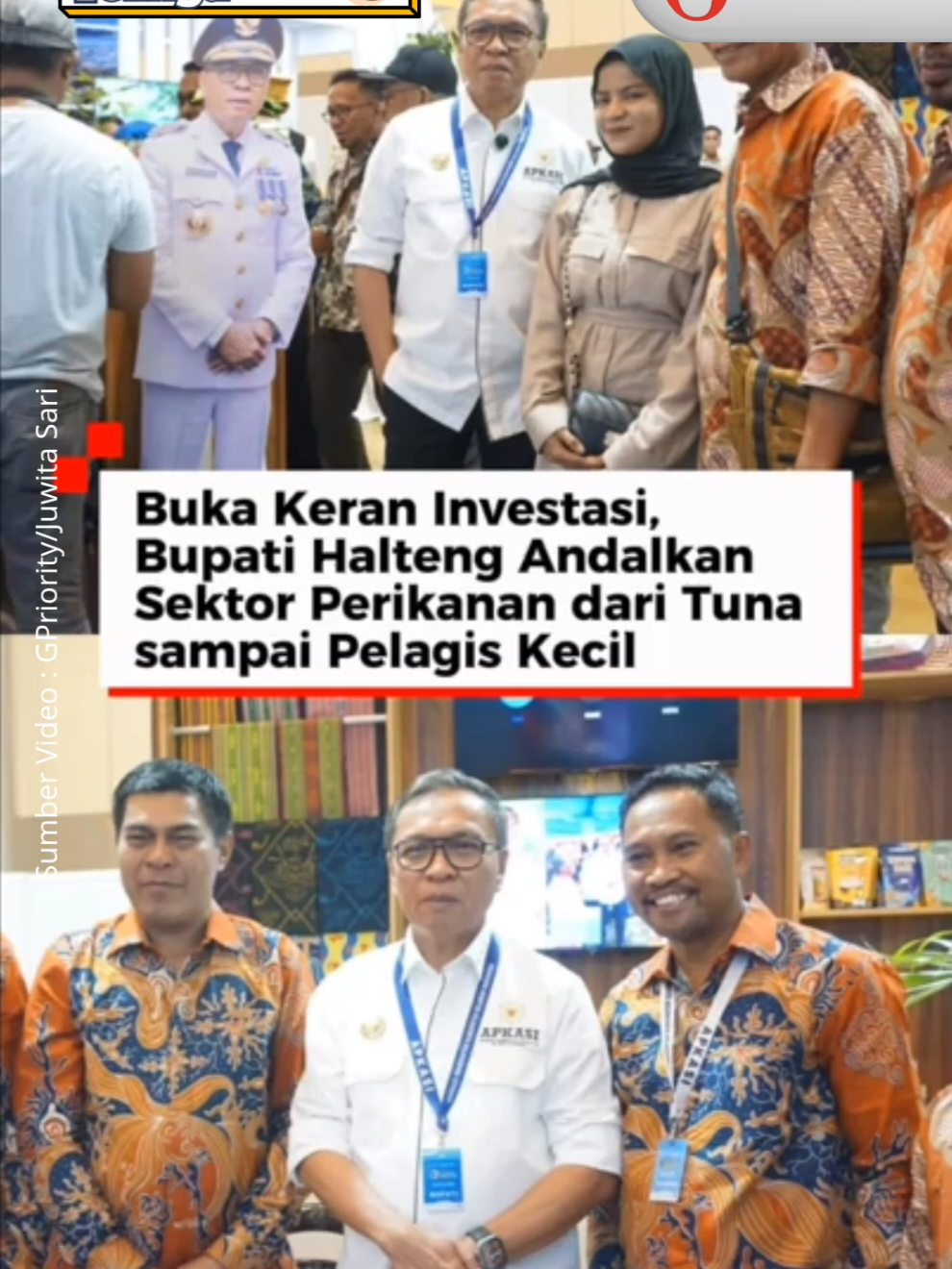 Bupati Halmahera Tengah (Halteng), Ikram Malan Sangaji membuka lebar-lebar keran investasi di daerahnya terutama bagi sektor perikanan hingga perkebunan di ajang Apkasi Otonomi Ekspo 2025. “Kita persilahkan para investor bidang perikanan, di bidang perkebunan ada Pala dengan prioritas Matani yang salah satu prioritas terbaik, kemudian ada Singki,” kata Ikram ditemui GPriority di stand Halsel, Tangerang, Banteng, Kamis (28/8). Ikram mengatakan, Halteng yang berada di wilayah pengolahan perikanan 715 meliputi Laut Halmahera, Laut Maluku, sebagian laut atau perairan Halmahera bagian utara menyimpan segudang hasil perikanan seperti ikan tuna, cakalang dan pelagis kecil lainnya. “Halmahera ini produk atau komoditas perikanan tangkap terutama tuna, cakalang dan pelagis kecil lainnya. Ini kita lihat di belakang ada salah satu jenis ikan pelajis besar, ikan tuna. Ini beratnya lebih dari 20 kilogram,” ujarnya. #halmaheratengah #halteng #apkasi2025 #apkasiotonomiexpo #gpriority 