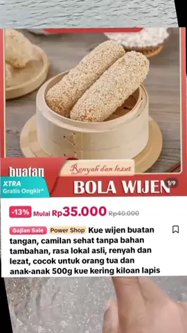 CEMILAN SNACK KUE WIJEN,BUATAN TANGAN TRADIONAL,SEHAT UNTUK ORANG TUA DAN ANAK ANAK #kuewijen #roti #cemilan #snack 
