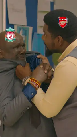 This is how Arsenal is going to face Liverpool at Anfield this afternoon. 😂😂 @DStv Uganda @GOtv Uganda 