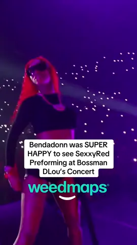 Bendadonn was SUPER HAPPY to see SexxyRed Preforming at Bossman DLou’s Concert #bendadonnn 