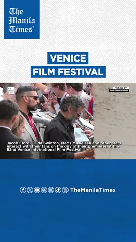 Stars meet fans at the Venice Film Festival Jacob Elordi, Tilda Swinton, Mads Mikkelsen and other stars interact with their fans on the day of their premieres at the 82nd Venice International Film Festival. AFP VIDEO