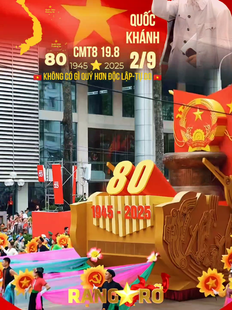 Tổng hợp luyện A80 chào mừng 80 năm Quốc khánh Việt Nam #RangRoVietNam  #VietNam #quockhanh #2thang9 #80namquockhanhvietnam 
