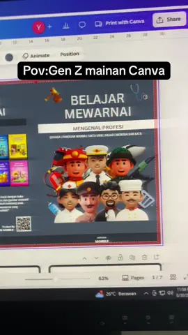Dikasih Canva + ide kreatif = auto produktif Awalnya cuma iseng, ujung-ujungnya bikin produk yang bikin anak-anak belajar sambil happy #pov #produkdigital #jualanprodukdigital 