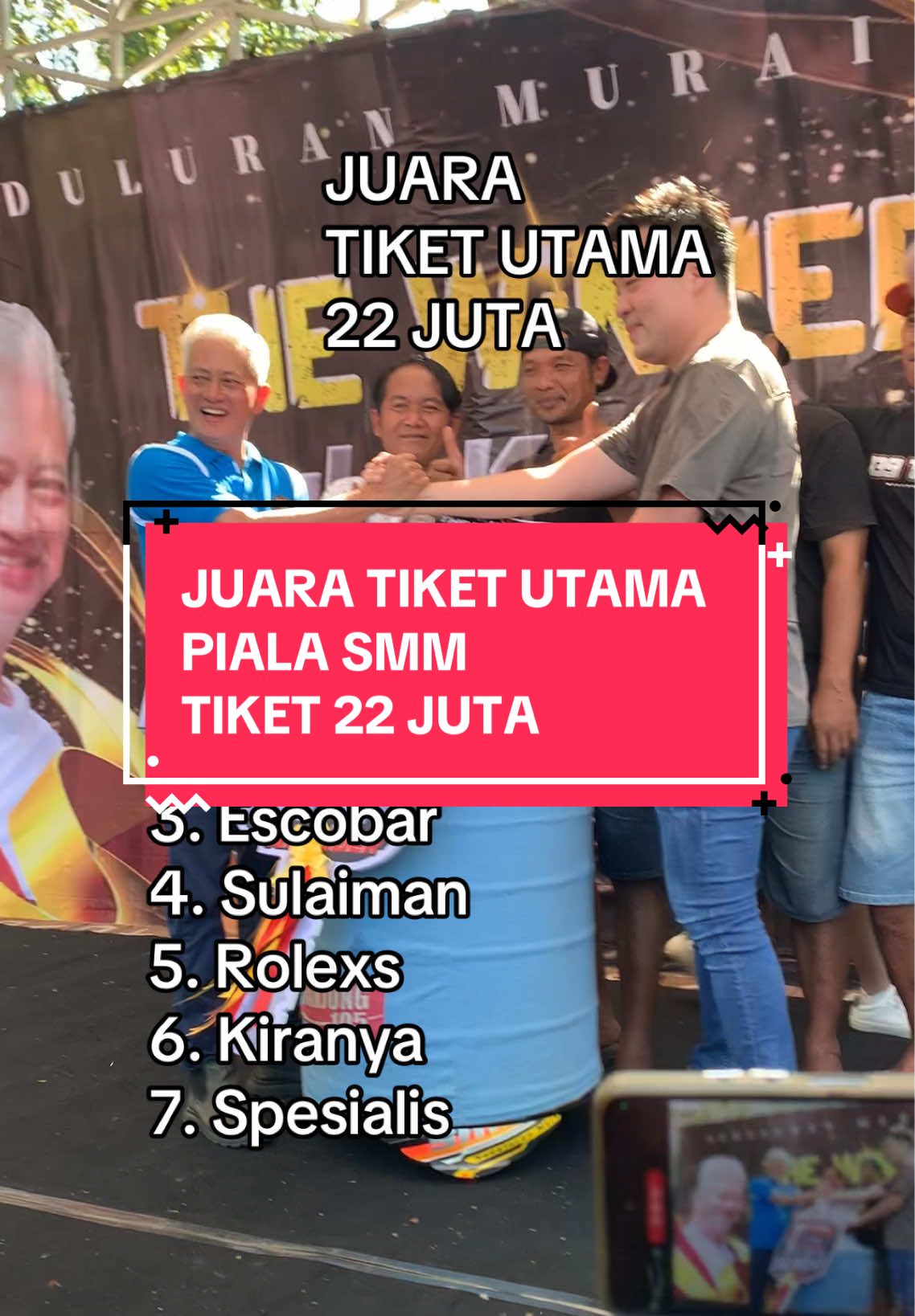 Juara piala ketua smm Surabaya #pialaketuasmm #tiketutama #murai #burung #ttsragen 