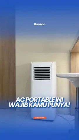 BUTUH AC TAPI HIDUP SERBA FLEKSIBEL? 
 Gak mau ribet pasang AC permanen? Atau sering pindah kos/kontrakan?
 ✨ AC PORTABLE P2 JAWABANNYA! ✨ #gree #greeindonesia #sejuktakterucool #homeappliances #freshair #acberkualitaspastigree #AcPortable 