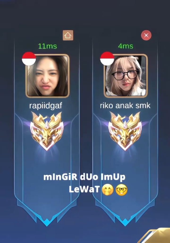 #rapiidegaf duo ini lagih🤭 #presetmlbb #trend #4u #fyp 