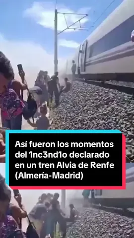 🚆 Durante la tarde del pasado sábado 30 de agosto, los bomberos de Puertollano lograron extinguir el 1nc3nd1o declarado en un tren Alvia de Renfe que hacía el trayecto Almería-Madrid. El fu3g0 se originó en un vagón sin pasajeros minutos después de las dos de la tarde y obligó a d3sal0jar a los 210 viajeros del tren. Aunque no hubo h3r1d0s, todos los ocupantes tuvieron que que salir al exterior y fueron 4ux1l1ad0s junto a las vías por agentes de la Guardia Civil y una 4mbul4ncia de s0p0rte v1t4l básico que acudió por precaución. #renfe #alvia #trenes #españa 
