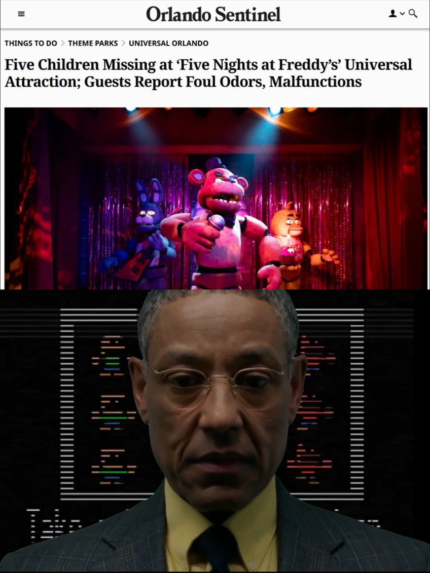 Scott tried to warn us... #fnaf #fylpシ #fake #fivenightsatfreddys #viral 
