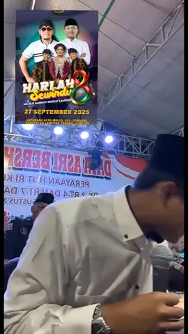 Monggo diramaikan harlah majelis Bahrusy Syafaat Lampung yang ke-8 tahun pada tanggal 27 September 2025 malam 28 di lapangan Asto Mulyo Punggur Lampung Tengah💞#gusrodhi #gusrodhiahsan #bslnyell #bahrusysyafaatlampung #majelisbahrusysyafaatlampung @Rodhi.ahsan.ad @BSL_Nyell @TEAM BSL LAMPUNG @Distro GR BSL MERCHANDISE 