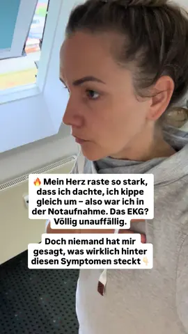 Wenn das Herz plötzlich rast, viele ins Krankenhaus gehen und die Untersuchungen (wie EKG, Blutwerte usw.) völlig normal sind, steckt oft keine akute körperliche Erkrankung dahinter, sondern: 👉🏻Angst und Panikattacken – das Nervensystem schaltet in Alarmbereitschaft, Adrenalin wird ausgeschüttet und das Herz schlägt schneller. 👉🏻Chronischer Stress – Daueranspannung kann den Körper so überlasten, dass er mit Herzrasen, Schwindel oder Druck im Brustkorb reagiert. 👉🏻Überreiztes Nervensystem – nach langen Phasen von Sorgen, Schlafmangel oder Überforderung „feuert“ der Körper schon bei kleinen Auslösern Alarm. Deine Christina 🚨Wichtig: Es ist immer gut und richtig, ärztlich abklären zu lassen, ob wirklich alles in Ordnung ist. Wenn die Befunde unauffällig sind, lohnt es sich, auf die seelische und nervliche Ebene zu schauen.