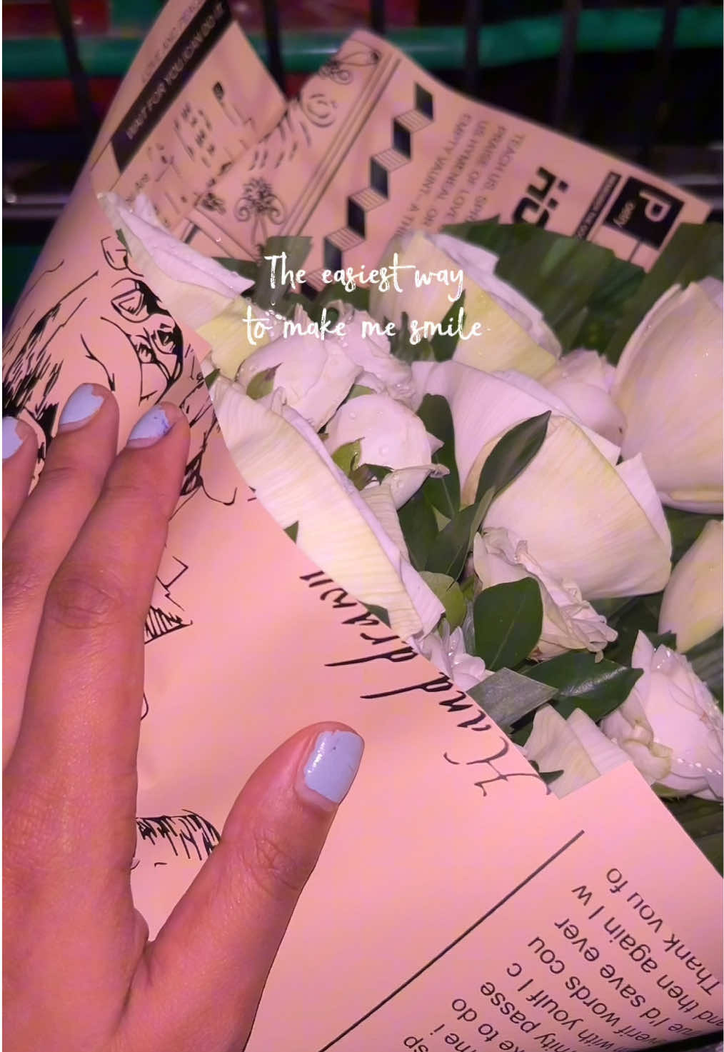 The easiest way to make me smile ✿⁠ #fypviralシ #tiktokviral #flowerbouquet #flowergirl #flowershop 