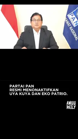 EP dan UK juga dinonaktifkan gaisss… #uyakuya #ekopatrio #dprri #pan #amanatnasional # dpr
