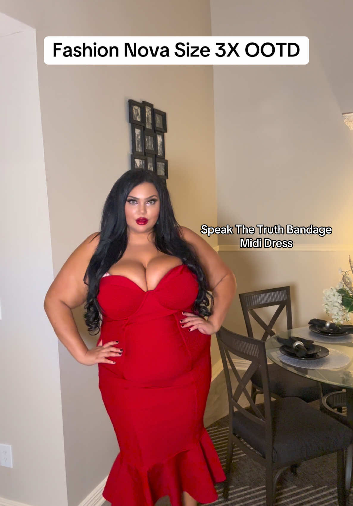 @FashionNovaCURVE is serving red HOT looks 💋❤️ #fashionnova #fashionnovahaul #fashion #style #beautiful 